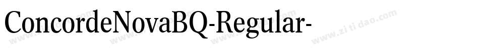 ConcordeNovaBQ-Regular字体转换