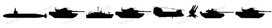 Militaricons字体转换