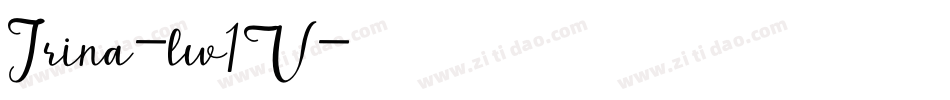 Irina-lw1V字体转换
