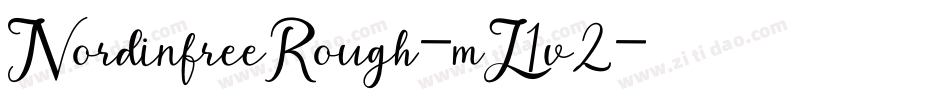 NordinfreeRough-mL1v2字体转换