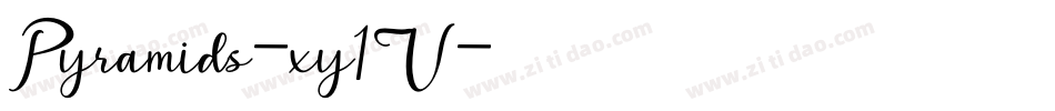 Pyramids-xy1V字体转换