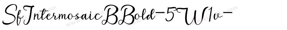 SfIntermosaicBBold-5W1v字体转换 SfIntermosaicBBold-5W1v字体转换