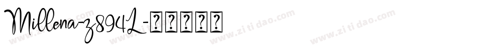 Millena-z894L字体转换