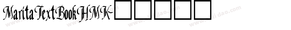 MaritaTextBookHMK字体转换