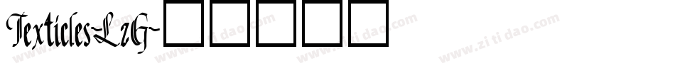 Texticles-LzG字体转换