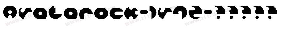 Avatarock-1v72字体转换