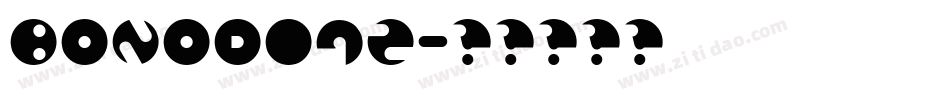 BONODI72字体转换