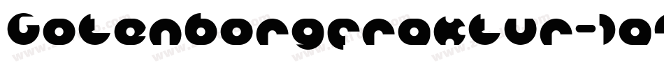 Gotenborgfraktur-1a72字体转换