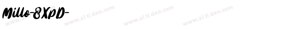 Millo-8XpD字体转换 Millo-8XpD字体转换