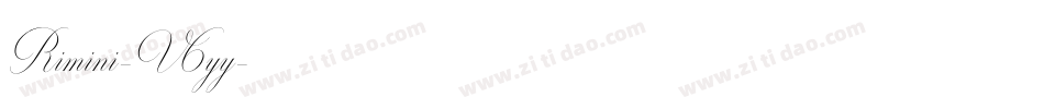 Rimini-V6yy字体转换