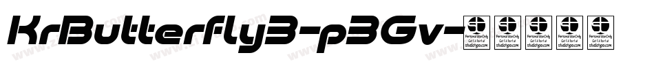 KrButterfly3-p3Gv字体转换