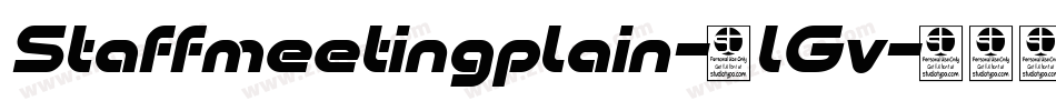 Staffmeetingplain-2lGv字体转换