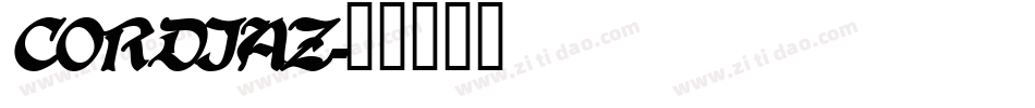 CORDIAZ字体转换