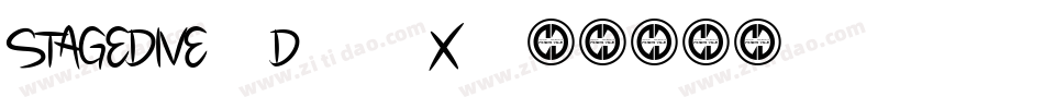 Stagedive-d58X字体转换