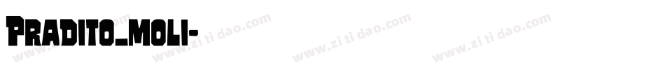 Pradito_moli字体转换