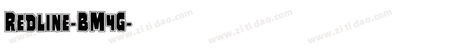 Redline-BM4G字体转换 Redline-BM4G字体转换