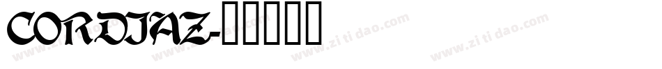 CORDIAZ字体转换