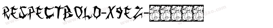 RespectBold-X9EZ字体转换