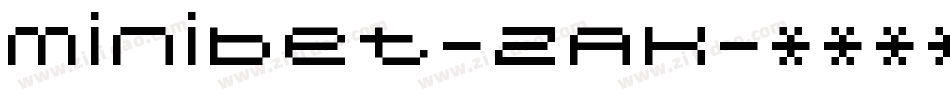 Minibet-ZAK字体转换