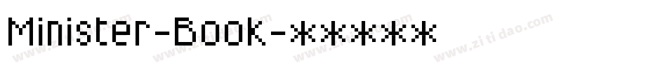 Minister-Book字体转换
