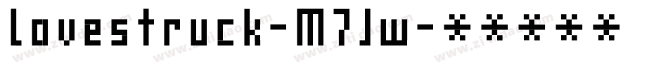 Lovestruck-M7Jw字体转换