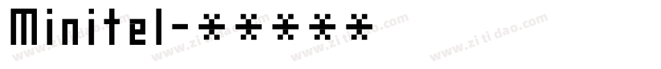Minitel字体转换