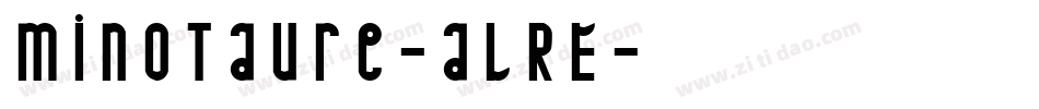 Minotaure-aLRE字体转换