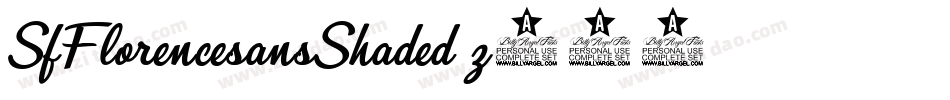 SfFlorencesansShaded-z940字体转换 SfFlorencesansShaded-z940字体转换