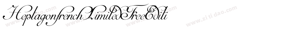 HeptagonfrenchLimitedFreeEdition-qxWr字体转换