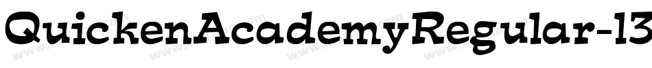 QuickenAcademyRegular-l3Eq字体转换