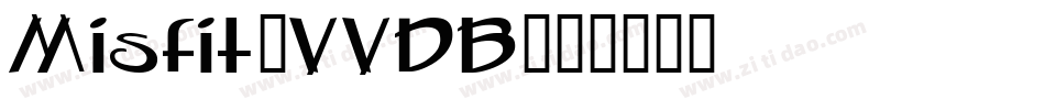 Misfit-VVDB字体转换