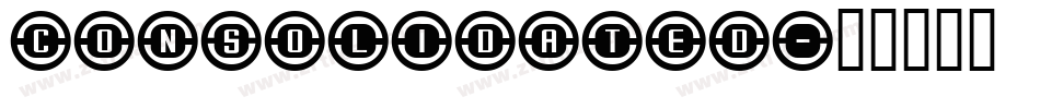 Consolidated字体转换