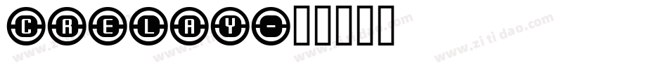 Crelay字体转换
