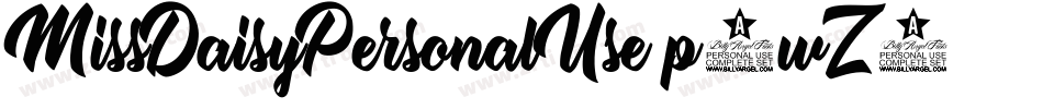 MissDaisyPersonalUse-p7wZ1字体转换 MissDaisyPersonalUse-p7wZ1字体转换