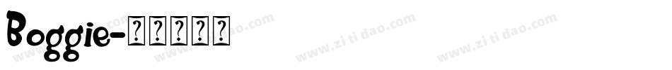 Boggie字体转换