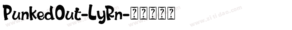 PunkedOut-LyRn字体转换
