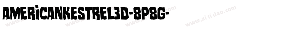 AmericanKestrel3D-8p8g字体转换