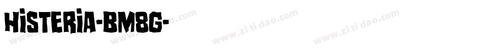 Histeria-BM8G字体转换