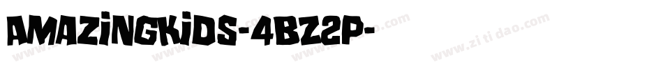 AmazingKids-4BZ2p字体转换