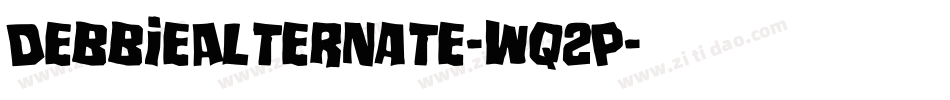 DebbieAlternate-wq2P字体转换