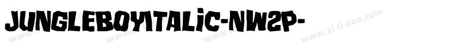 JungleBoyItalic-nw2P字体转换