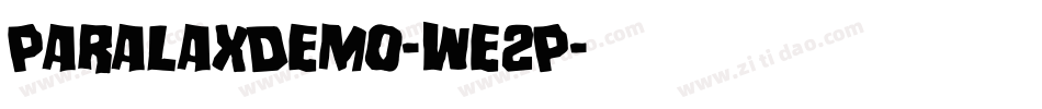 ParalaxDemo-we2P字体转换 ParalaxDemo-we2P字体转换