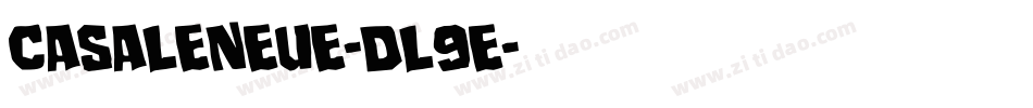 CasaleNeue-dL9E字体转换
