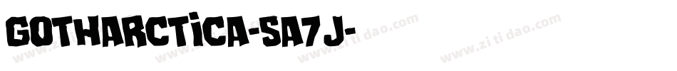 Gotharctica-5A7j字体转换