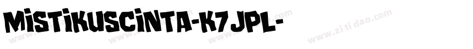 MistikusCinta-K7JPl字体转换