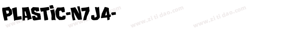 Plastic-n7J4字体转换