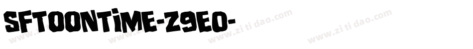 SfToontime-z9E0字体转换