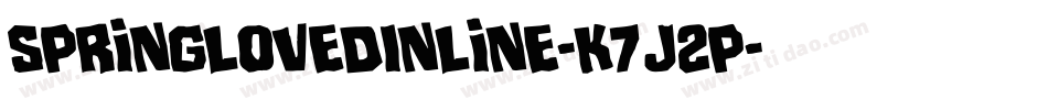 SpringlovedInline-K7J2p字体转换