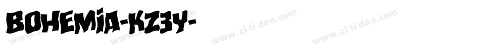 Bohemia-KZ3y字体转换