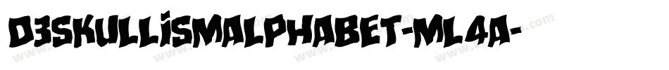 D3SkullismAlphabet-mL4a字体转换